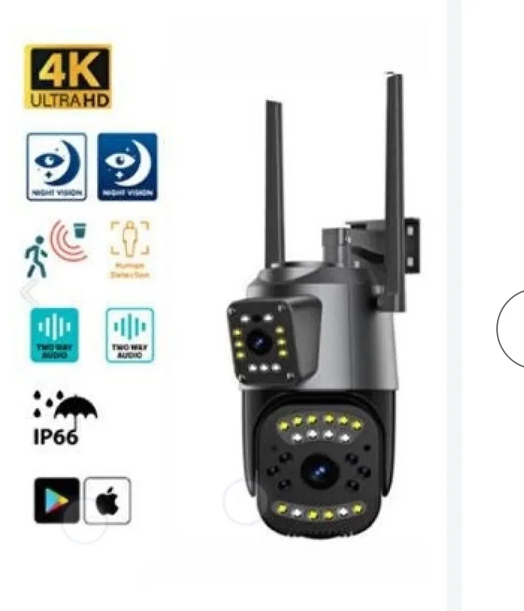 Blic BLM-74 Wi-Fi 6K Üç Lensli IP Kamera — resim 3